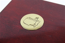 Masters 'Clubhouse' World Desk Clock in Wooden Case