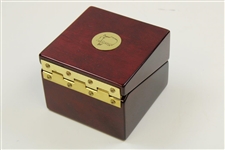 Masters 'Clubhouse' World Desk Clock in Wooden Case