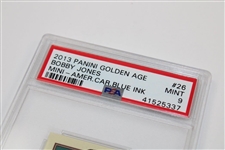 Bobby Jones 2013 Panini Golden Age Mini-Amer. Car. Blue Ink Card PSA Slabbed MINT 9 #41525337
