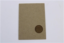Bobby Jones 1923 Penny Card AUTH INK “Office Proof 1 of 1”