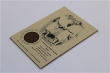 Bobby Jones & Espinosa 1929 Playoff at Winged Foot Penny Card