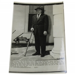 1950 Bobby Jones After Operation at His Home in Atlanta Press Photo - 1959 Houston Post