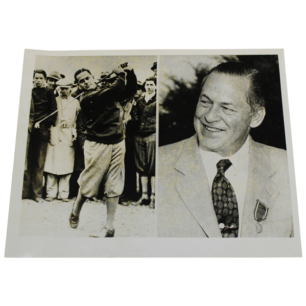 Bobby Jones Grand Slam and Present Day Side by Side 1971 UPI Press Photo