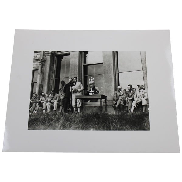 Bobby Jones 1930 British Amateur Trophy R&A St. Andrews (Woodruff Library) Photograph 