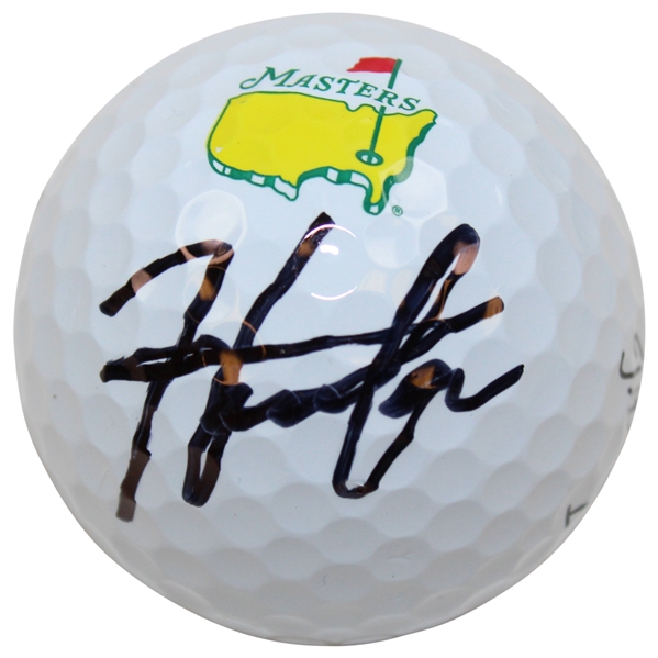 Hideki Matsuyama Signed Titleist Masters Logo Golf Ball BECKETT #WH96255