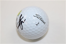 Hideki Matsuyama Signed Titleist Masters Logo Golf Ball BECKETT #WH96255