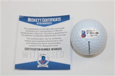 Hideki Matsuyama Signed Titleist Masters Logo Golf Ball BECKETT #WH96255