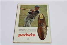 Arnold Palmer Signed 1966 Sports Illustrated Magazine Plus Two (2) Post Cards Jsa Aloa