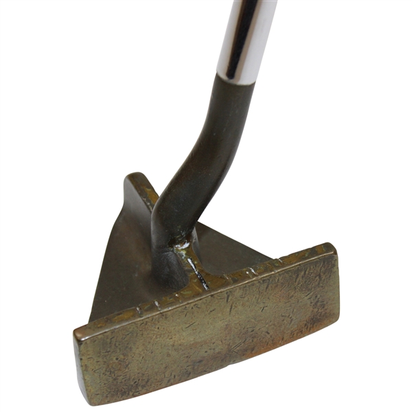 Vintage The Putting Professor Brass Triangle Design - Patent # On Sole