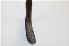 Circa 1895 Early Iron Carruthers Head Shaft Thru Head - Short Hosel - Probably Made In Scotland