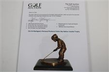 Chi-Chi Rodriguez's Personal Pinehurst Putter Boy Balfour Sundial Trophy