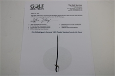 Chi-Chi Rodriguez's Personal '1895 Toledo' Stainless Sword with Cover