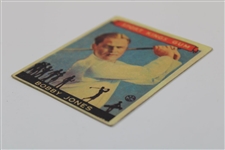 1933 Bobby Jones Sport King Goudey Card No. 38