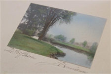 The Golf Green' Small Hand Drawing