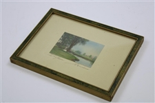 The Golf Green' Small Hand Drawing