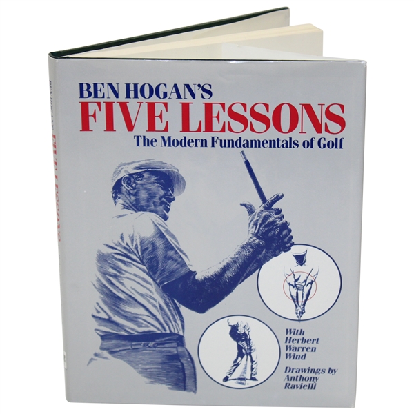 Ben Hogan Signed 1985 Ben Hogans Five Lessons: The Modern Fundamentals of Golf Book JSA ALOA