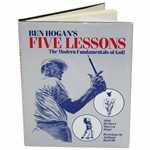 Ben Hogan Signed 1985 Ben Hogans Five Lessons: The Modern Fundamentals of Golf Book JSA ALOA
