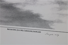Ben Hogan Signed Ltd Ed Graphite Pencil Lithograph Sample Only '1953: The Hogan Year' JSA ALOA