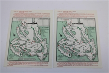 1987 Masters Tournament Wednesday-Sunday Pairing Sheets