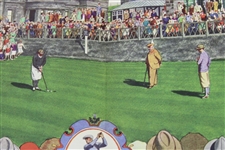 1930 Fortune Magazine w/Bobby Jones Wins The Open Championship at St. Andrews Currier & Ives Print