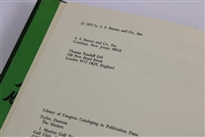 1973 'The Masters: Profile of a Tournament' Book by Dawson Taylor