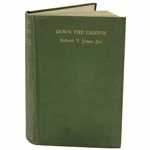 1927 Down the Fairway Book by Robert T. Jones Jnr. - Uncommon British 1st Edition 