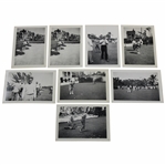 Eight (8) Small 1948 Florida Photos - Locke, Snead, Worsham, Armour, Demaret & others