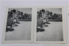 Eight (8) Small 1948 Florida Photos - Locke, Snead, Worsham, Armour, Demaret & others