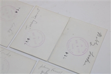 Eight (8) Small 1948 Florida Photos - Locke, Snead, Worsham, Armour, Demaret & others