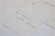 Eight (8) Small 1948 Florida Photos - Locke, Snead, Worsham, Armour, Demaret & others