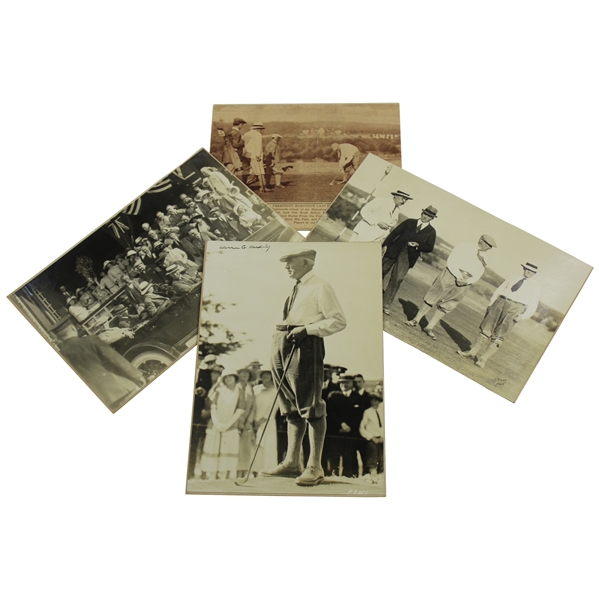 Three (3) July 1923 Photos of Warren G. Harding to Shaughnessy Heights GC - First President to Canada