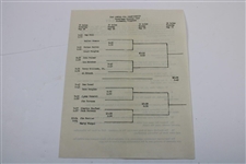 1949 PGA Championship at Hermitage CC Ticket #29533 with Draw Sheet