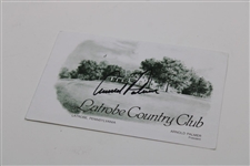 Arnold Palmer Signed Latrobe Country Club Scorecard PSA/DNA #AJ89848