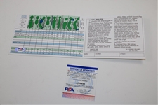 Arnold Palmer Signed Latrobe Country Club Scorecard PSA/DNA #AJ89848