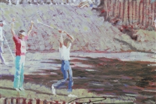 Palmer, Nicklaus, Daly, & others Signed 1991 PGA at Crooked Stick - Framed JSA FULL #Y80459