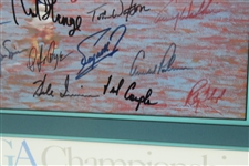 Palmer, Nicklaus, Daly, & others Signed 1991 PGA at Crooked Stick - Framed JSA FULL #Y80459