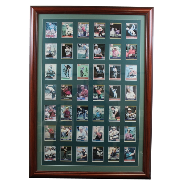 (42) Signed PGA Tour Pro-Set Cards - Player, Floyd, Crenshaw, Norman, Daly JSA ALOA