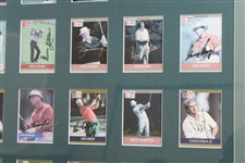 (42) Signed PGA Tour Pro-Set Cards - Player, Floyd, Crenshaw, Norman, Daly JSA ALOA