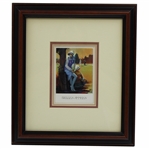 Belles Annees Lady Golfers Near Tree by Artist Pettiaux - Framed