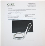 Chi-Chi Rodriguez's Undated Orrefors Sweden Lead Crystal Golf Clubhead
