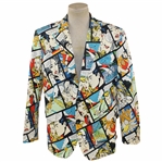 John Dalys Personal Hand-tailored LoudMouth Golf Comics Themed Sport Coat