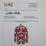 John Daly Signed Personal Hand-tailored LoudMouth Red with White Maple Leafs Themed Sport Coat JSA ALOA