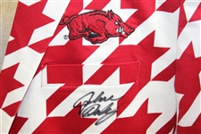 John Daly Signed Personal Hand-tailored LoudMouth Red & White Houndstooth Themed Sport Coat JSA ALOA