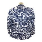 John Daly Signed Personal Hand-tailored LoudMouth Blue, Grey, & White Swirls Themed Sport Coat JSA ALOA
