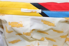 John Daly Signed Personal Hand-tailored LoudMouth Yellow, Pink, Purple, & Blue Bolts Themed Sport Coat JSA ALOA