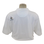 John Daly Signed Personal Match Worn White Golf Shirt with Sponsors JSA ALOA