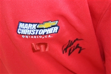 John Daly Signed Personal Match Worn Red Golf Shirt with Sponsors JSA ALOA