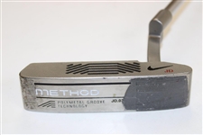 John Daly's Personal Used Nike Method Putter with 'JD' Stamped on Face & Lead Tape on Sole