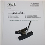 John Daly's Personal JD Tour 'John Daly' Signature on Sole Black Putter