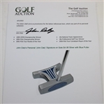 John Daly's Personal 'John Daly' Signature on Sole SA 95 Silver with Blue Putter